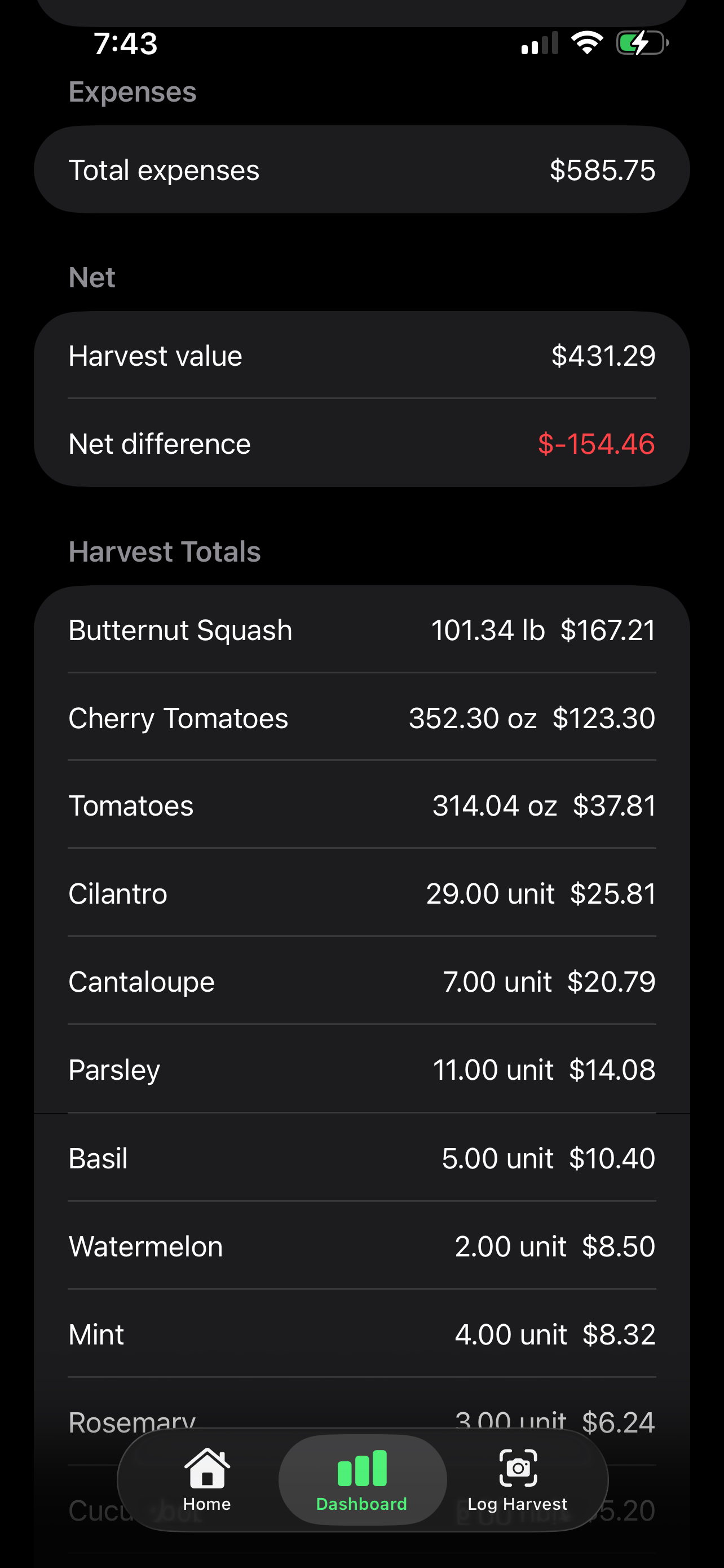 GardenHarvest screenshot 2